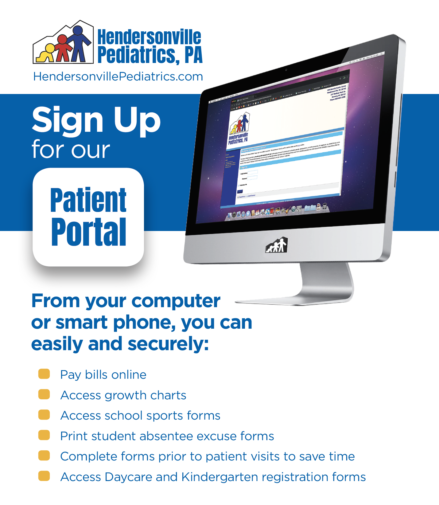 HPEDS patient portal new