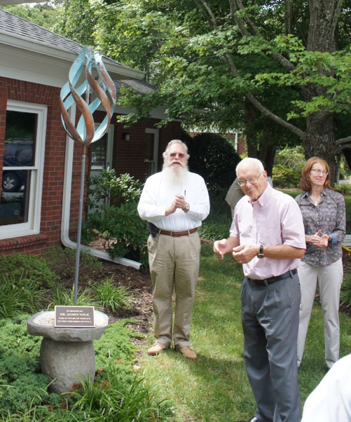 Dr. Volk Recognition post unveiling