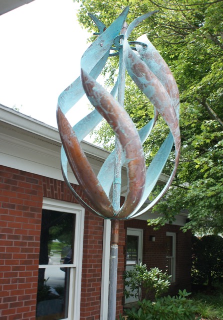 Dr. Volk Recognition wind sculpture