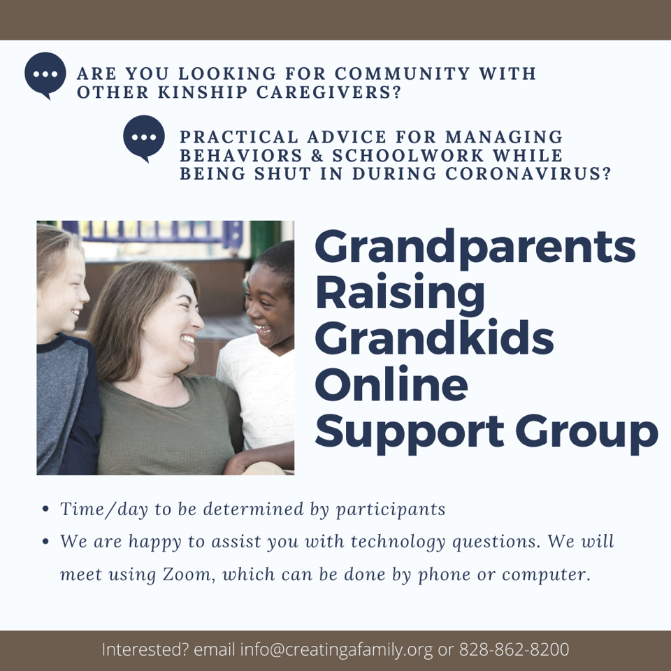 Grandparents Raising Grandkids Online Support Group